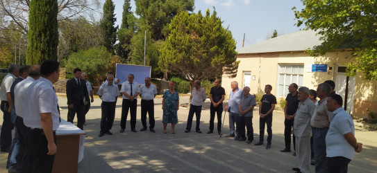 Balakürd kəndində su istifadəçiləri ilə görüş keçirildi