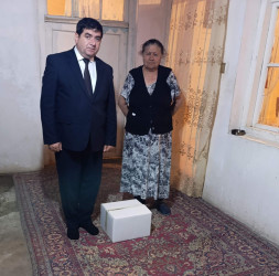Goranboyda Qurban bayramı münasibəti ilə 500-dən çox ailə ziyarət olunaraq bayram sovqatları təqdim olundu