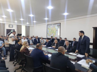 Goranboyda Dövlət Proqramının icra vəziyyəti ilə bağlı iclas keçirildi