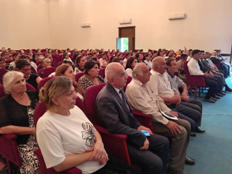 Goranboyda Xalq şairi Bəxtiyar Vahabzadənin 100 illiyi qeyd olundu