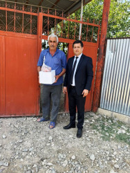 Goranboy rayon İcra Hakimiyyəti tərəfindən, Qurban bayramı mübasibətilə şəhid, qazi, çernobıl əlili və aztəminatlı ailələrə bayram sovqatları verildi