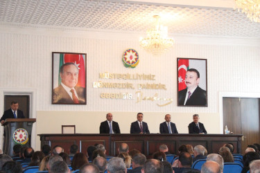 Goranboy rayon İcra Hakimiyyəti başçısı yanında Şuranın növbəti iclası keçirildi
