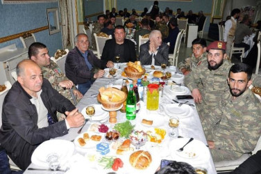 Goranboyda iftar süfrəsi təşkil edildi.