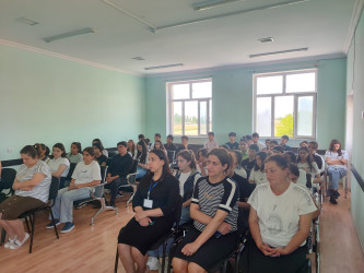 Goranboyda  “İnsan Hüquqları Aylığı” çərçivəsində növbəti maarifləndirici tədbir keçirildi.