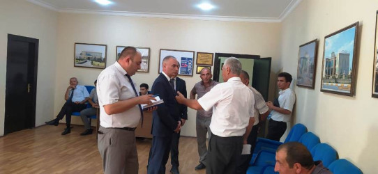 Goranboy rayon İcra Hakimiyyətində vətəndaşların müraciətləri dinlənildi
