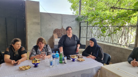 Goranboyda şəhid ailələri və müharibə iştirakçıları ilə görüşlər davam etdirilir, onların sosial qayğıları yerində öyrənilir, həlli ilə bağlı müvafiq tədbirlər həyata keçirilir.