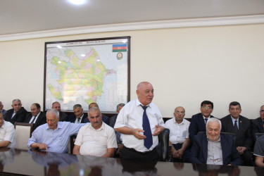 Goranboyda Ağsaqqallar Şurasının hesabat iclası keçirildi