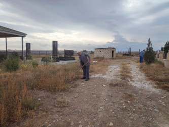 Goranboyda, 27 sentyabr Anım günü ilə bağlı,  qəbirstanlıqlarda, xiyabanlarda iməcilik təşkil olundu, təmizlik işləri aparıldı.