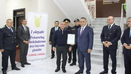 Goranboy rayonunda Prokurorluq işçilərinin Peşə bayramı qeyd edildi