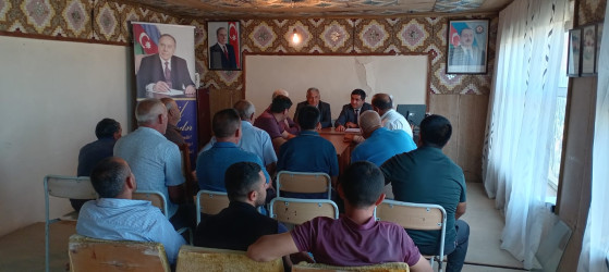 Goranboy rayonunun Tatarlı kəndində 2026–2030-cu illər üçün Dövlət Proqramının icrası ilə bağlı marifləndirici görüş keçirildi