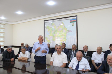Goranboyda Ağsaqqallar Şurasının hesabat iclası keçirildi