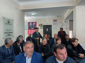 Goranboyda növbəti səyyar qəbul  Yəhərçi Qazaxlar kəndində keçirildi