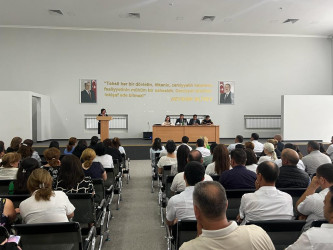 Goranboyda "Məktəblilərin yeni tədris ilində hüquq pozmalarının qarşısının alınması" mövzusunda tədbir keçirildi.