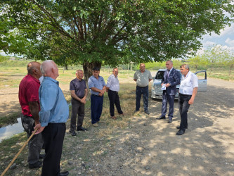 Səyyar qəbulda olunan müraciətlər araşdırılaraq həlli üçün operativ tədbirlər görülür