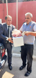 Goranboy rayon İcra Hakimiyyəti tərəfindən, Qurban bayramı mübasibətilə şəhid, qazi, çernobıl əlili və aztəminatlı ailələrə bayram sovqatları verildi