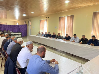 Goranboyda Məhərrəmlik ayının başlanması ilə əlaqədar din xadimləri ilə növbəti görüş keçirildi