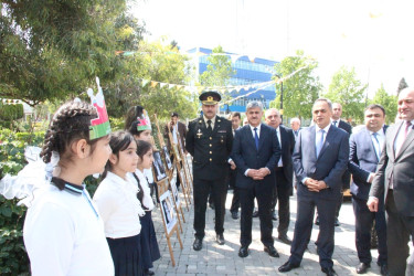 Goranboyda Ümummilli Lider Heydər Əliyevin 103-cü ildönümü ilə bağlı kitab festivalı keçirildi