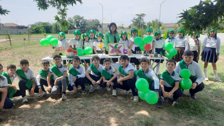 "Yaşıl dünya naminə həmrəylik ili" ilə bağlı Dəliməmmədli şəhər tam orta məktəbində tədbir keçirildi.