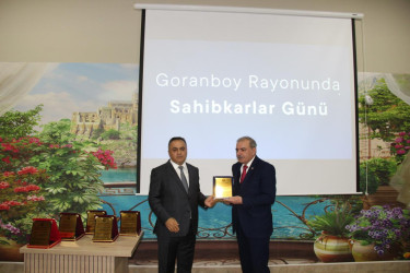 Goranboyda  “Sahibkarlar günü” ilə bağlı tədbir keçirildi