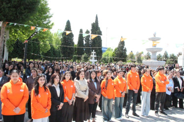 Goranboyda Ümummilli Lider Heydər Əliyevin 103-cü ildönümü ilə bağlı kitab festivalı keçirildi
