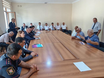 Goranboy rayon İcra Hakimiyyətində vətəndaşların müraciətləri dinlənildi
