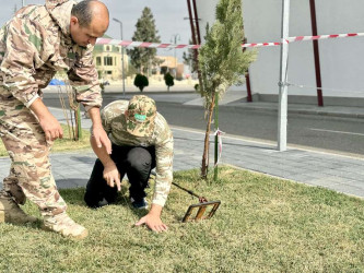 Goranboy Olimpiya İdman Kompleksində “Poliqon” gənclərin hərbi-vətənpərvərlik düşərgəsi təşkil olunub