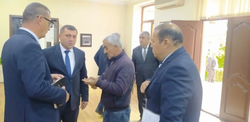 Goranboy rayon İcra Hakimiyyətində vətəndaşların müraciətləri dinlənildi