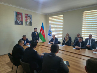 YAP Goranboy rayon təşkilatının rayon İcra Hakimiyyəti ərazi partiya təşkilatında hesabat-seçki konfransı keçirildi