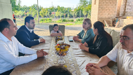 Goranboyda qərargah üzvləri Məhərrəmlik ayının başlanması ilə əlaqədar şəhid ailəsini ziyarət etdilər