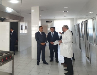 Goranboyda İcra Başçısı Mərkəzi Xəstəxanada mövcud şəraitlə, o cümlədən xəstələrin müalicəsi, onlara göstərilən gündəlik tibbi və qida qulluğu vəziyyəti ilə maraqlandı