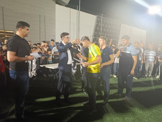 Goranboy rayonunda şəhər, qəsəbə və kənd komandaları arasında keçirilən futbol turnirinə yekun vuruldu