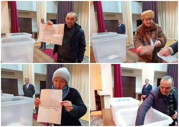 Goranboy şəhərində yeni inşa edilmiş çoxmənzilli yaşayış binalarının mənzillərinin  püşkatma yolu ilə bölgüsü aparıldı