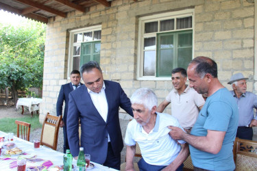 Goranboyda Qurban bayramı ərəfəsində şəhid ailələri və qazilərlə görüş keçirildi