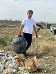 Goranboyda, “Yaşıl dünya naminə həmrəylik ili” çərçivəsində  təmizlik aksiyası keçirildi