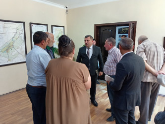Goranboy rayon İcra Hakimiyyətində vətəndaşların müraciətləri dinlənildi