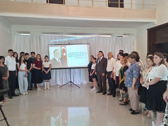 Goranboyda, “Konstitusiya və Suverenlik ili” çərçivəsində “Azərbaycan əlifbası və Azərbaycan dili günü” ilə bağlı tədbir keçirildi.