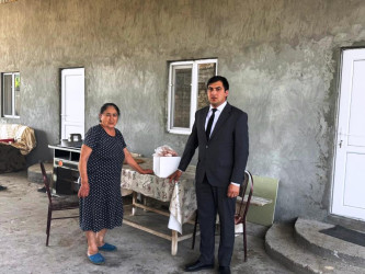 Goranboy rayon İcra Hakimiyyəti tərəfindən, Qurban bayramı mübasibətilə şəhid, qazi, çernobıl əlili və aztəminatlı ailələrə bayram sovqatları verildi