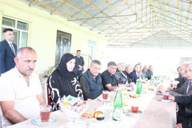 Goranboyda icra başçısı şəhid ailələri ilə görüşdü
