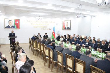 Goranboyda Ümummilli Lider Heydər Əliyevin anım günü ilə  bağlı, “Heydər Əliyev-dövlətçilik və liderlik məktəbi” adlı konfrans keçirildi