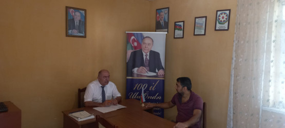 Goranboyda vətəndaş qəbulları davam edir