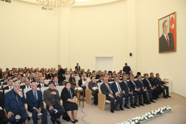 Goranboyda Ümummilli Lider Heydər Əliyevin 103-cü ildönümü ilə bağlı "Vətənə, xalqa həsr edilən ömür" mövzusunda konfrans keçirildi