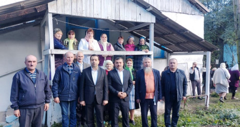 Rus Borisi kəndində,  ənənəvi olaraq qeyd edilən “məhsul yığımı”  bayramının yekunu ilə bağlı  tədbir keçirildi.