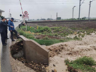 Goranboyda sel sularına qarşı qabalqayıcı tədibrlərin görülməsi ilə bağlı layihə üzərində müzakirə aparıldı