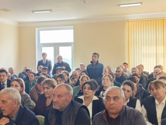 Xınalıda səyyar qəbul keçirildi