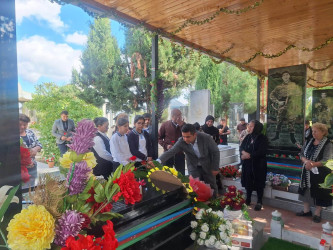 Goranboyda şəhidlərin ildönümü ilə bağlı məzarları ziyarəti davam edir