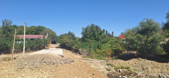 Goranboyda sakinlərin qəzalı körpü ilə bağlı müraciəti həll olundu