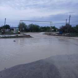 Goranboyda sel sularına qarşı tədbirlər davam edir