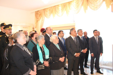 Goranboyda Ümummilli Lider Heydər Əliyevin 103-cü ildönümü ilə bağlı ümumrayon tədbir keçirildi