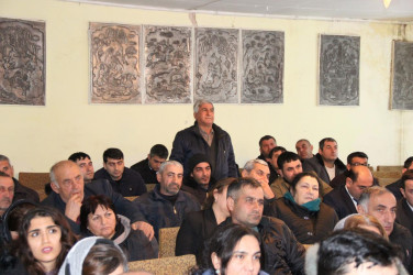 Goranboyda növbəti səyyar qəbul Boluslu kəndində keçirildi