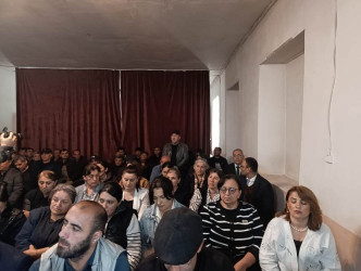 Goranboyda növbəti səyyar qəbul Nizami kəndində keçirildi